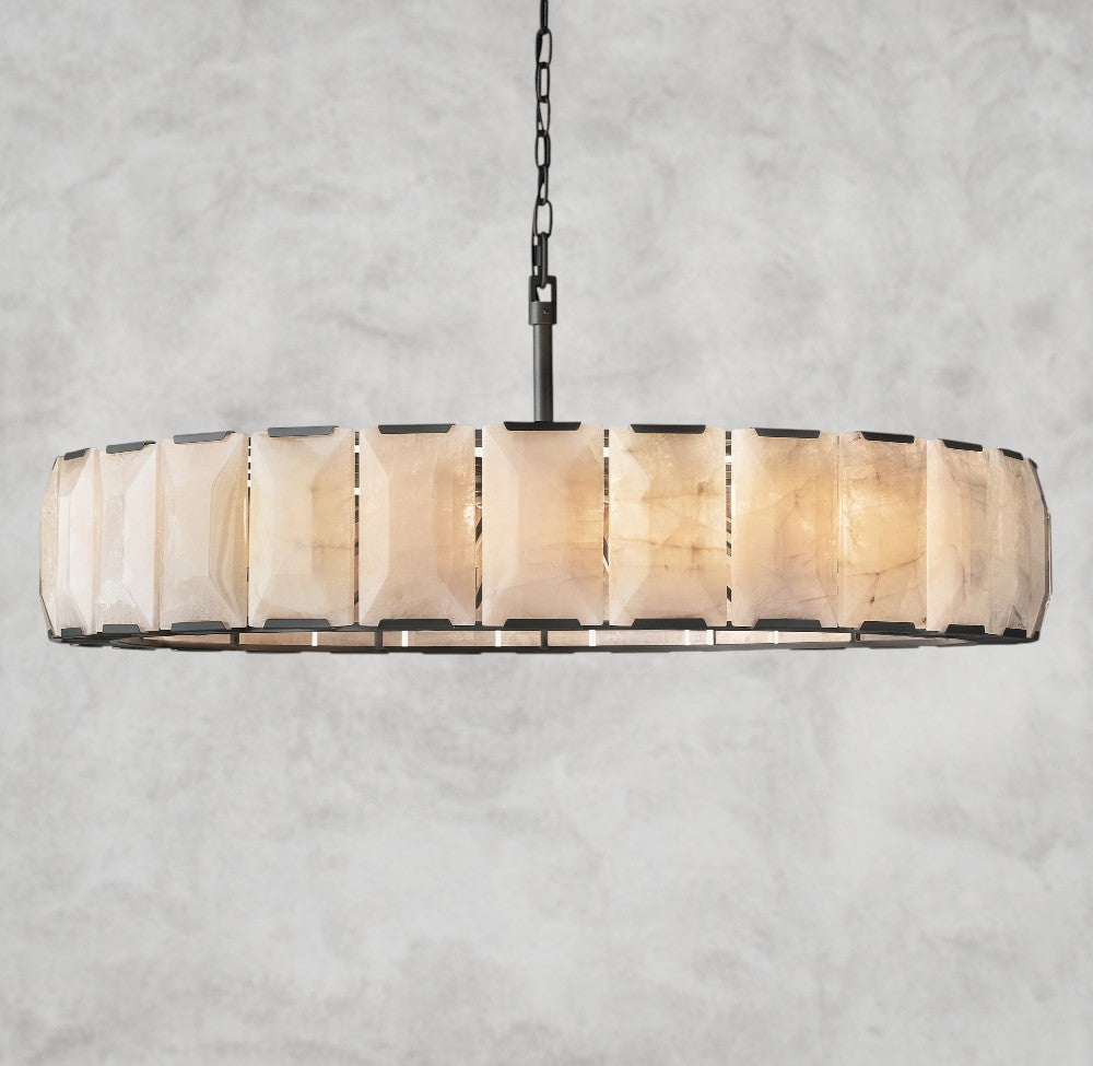 Harlow Calcite Round Chandelier 19", 31", 43", 60"